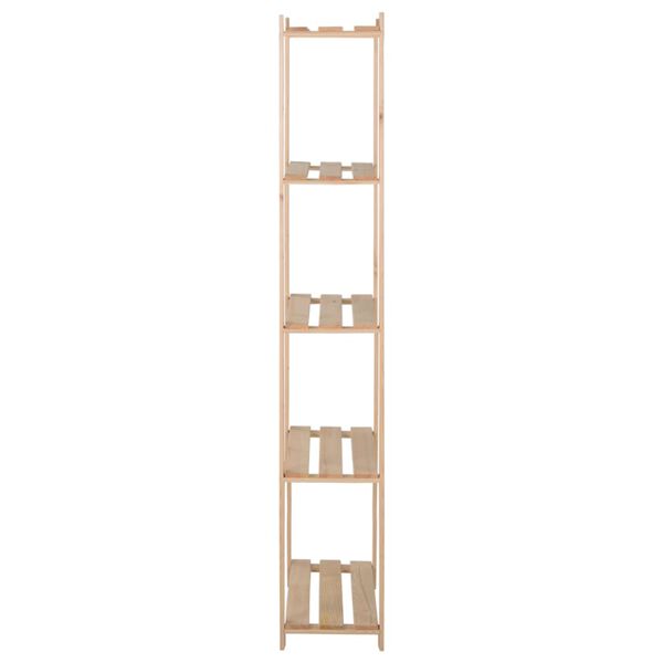 vidaXL 5-Tier Storage Rack 80x28.5x170 cm Solid Pinewood