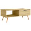 vidaXL Coffee Table | Sonoma oak | Engineered wood, MDF | 100 x 49.5 x 43 cm