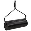 vidaXL Garden Lawn Roller Pull with Aerator Clamps Black 63 L Iron