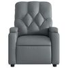 vidaXL Electric Massage Recliner Chair Grey Faux Leather