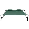 vidaXL Outdoor Lounge Bed Fabric Green