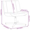 vidaXL Swivel Chair Manual Dark grey 63 x 75 x 76 cm Fabric