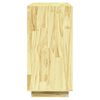 vidaXL Book Cabinet 60x35x71 cm Solid Pinewood