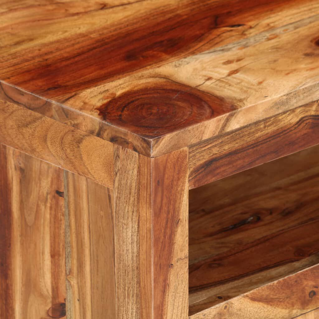 vidaXL TV Cabinet 90x34.5x50 cm Solid Wood Acacia