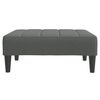 vidaXL Footstool Dark Grey 77x55x31 cm Fabric
