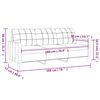 vidaXL 3-Seater Sofa Light Grey 180 cm Fabric