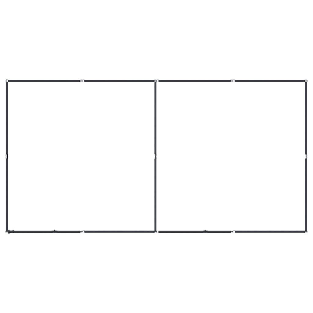 vidaXL Outdoor Dog Kennel Steel 7.37 m²