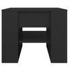 vidaXL Coffee Table Black 55.5x55x45 cm Engineered Wood