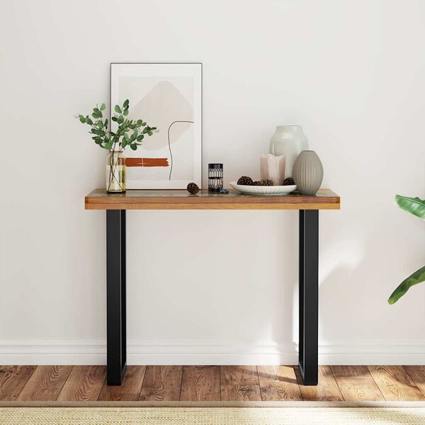 vidaXL Console Table Teak 100x35x75 cm