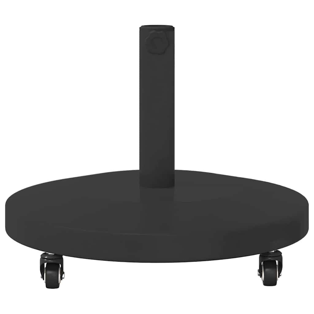vidaXL Outdoor Umbrella Base Black 48 x 48 x 32 cm Steel, Concrete