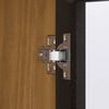 vidaXL Top for Highboard with Glass Doors FLAM Solid Wood Pine