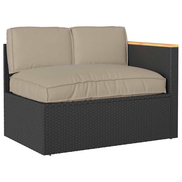 vidaXL Cushion Set 3 pcs Taupe Oxford Fabric