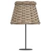 vidaXL Lamp Shade Brown &Oslash;15x12 cm Wicker