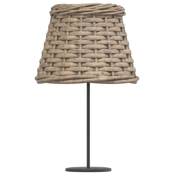 vidaXL Lamp Shade Brown &Oslash;15x12 cm Wicker