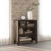 vidaXL Storage Cabinet Grey 72x36x82 cm Metal and MDF
