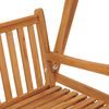 vidaXL Swing Bench 174 cm Solid Teak Wood