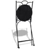 vidaXL 3 Piece Bistro Set Ceramic Tile Blue and White