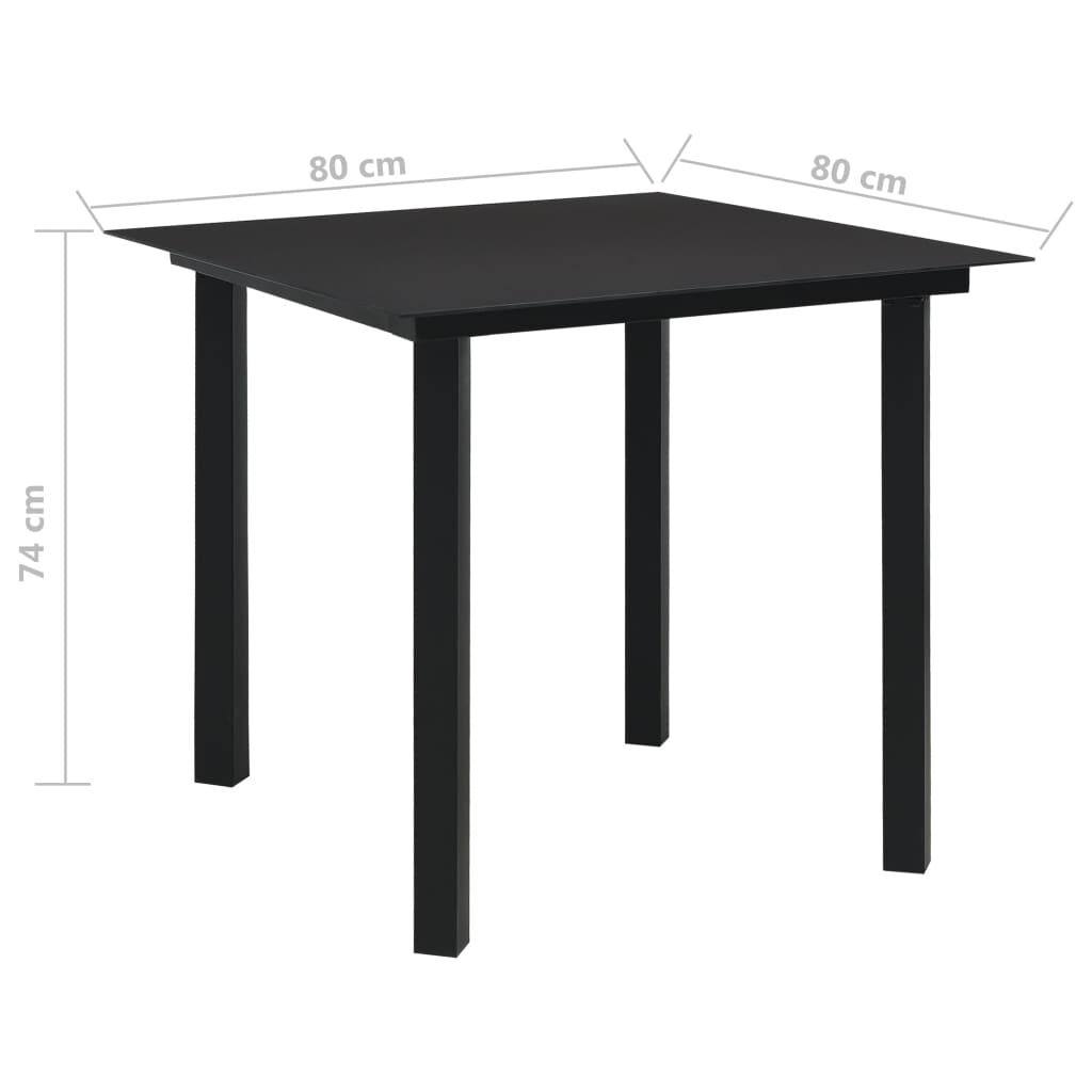 vidaXL 3 Piece Garden Dining Set