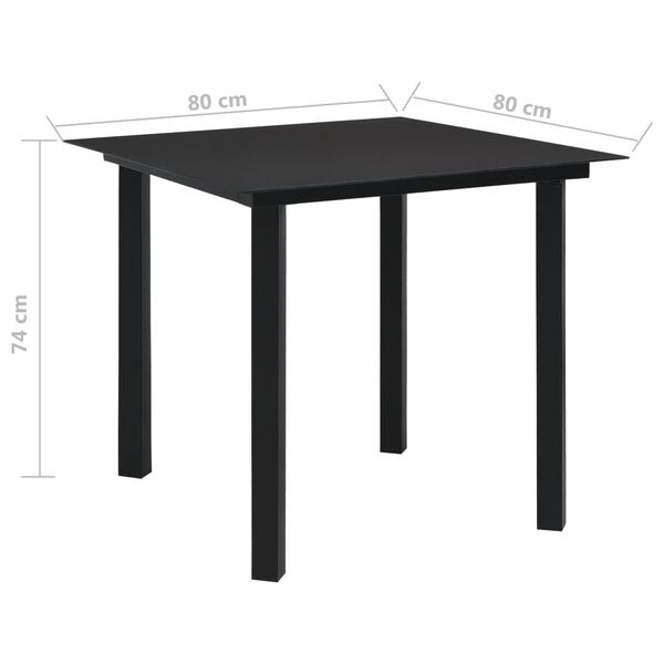 vidaXL 3 Piece Garden Dining Set