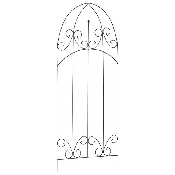 vidaXL Plant Climbing Racks 3 pcs Black 40x100 cm Iron