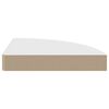 vidaXL Floating Corner Shelf White 25x25x3.8 cm MDF
