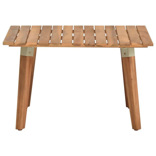 vidaXL Garden Coffee Table 60x60x36 cm Solid Acacia Wood