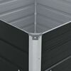 vidaXL Raised Garden Bed 100x100x45 cm Galvanised Steel Brown