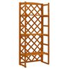 vidaXL Plant Stand with Trellis Orange 60x30x140 cm Solid Firwood