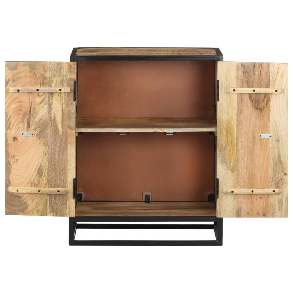 vidaXL Hand Carved Sideboard 60x35x75 cm Solid Mango Wood
