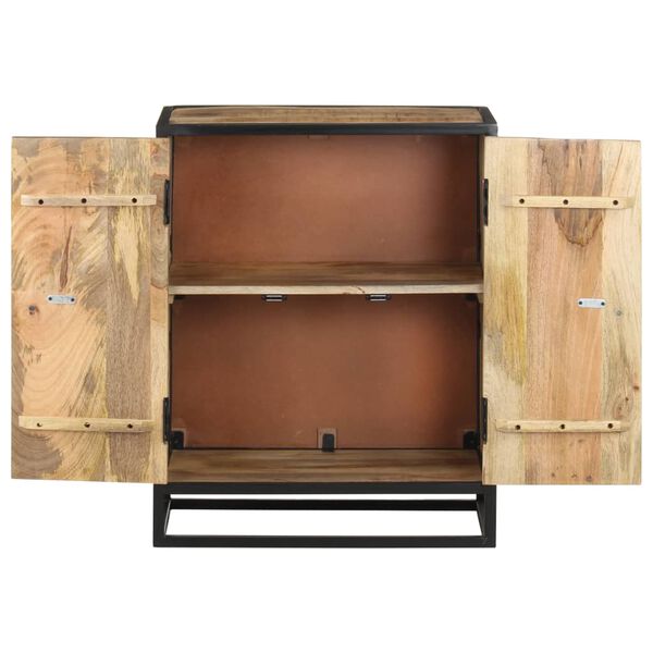vidaXL Hand Carved Sideboard 60x35x75 cm Solid Mango Wood