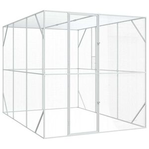 vidaXL Bird Cage Anthracite 210 x 304 x 213 cm Galvanised steel