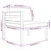 vidaXL 6 Piece Garden Lounge Set with Cushions Aluminium Anthracite
