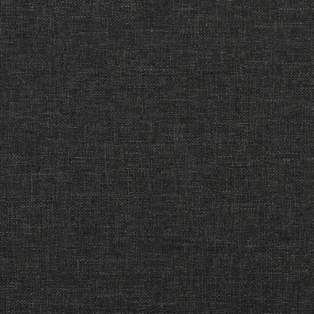 vidaXL 2-Seater Sofa Bed Black Fabric
