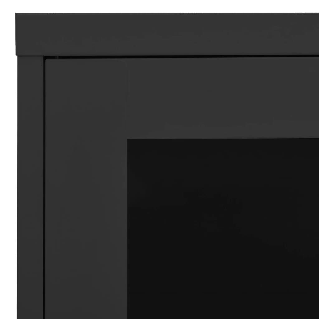 vidaXL Office Cabinet Anthracite 90x40x70 cm Steel