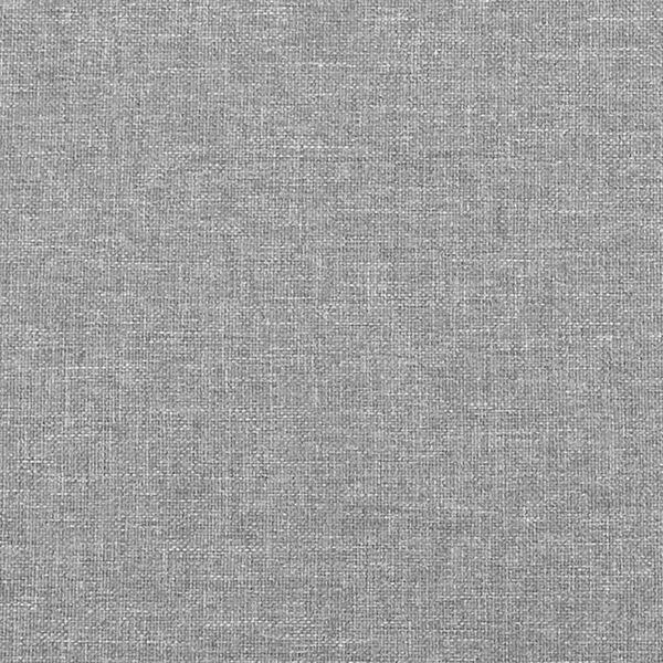 vidaXL Bed Frame without Mattress Light Grey 100x190 cm Twin Fabric