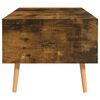 vidaXL Coffee Table Smoked Oak 100x49.5x43 cm Engineered Wood