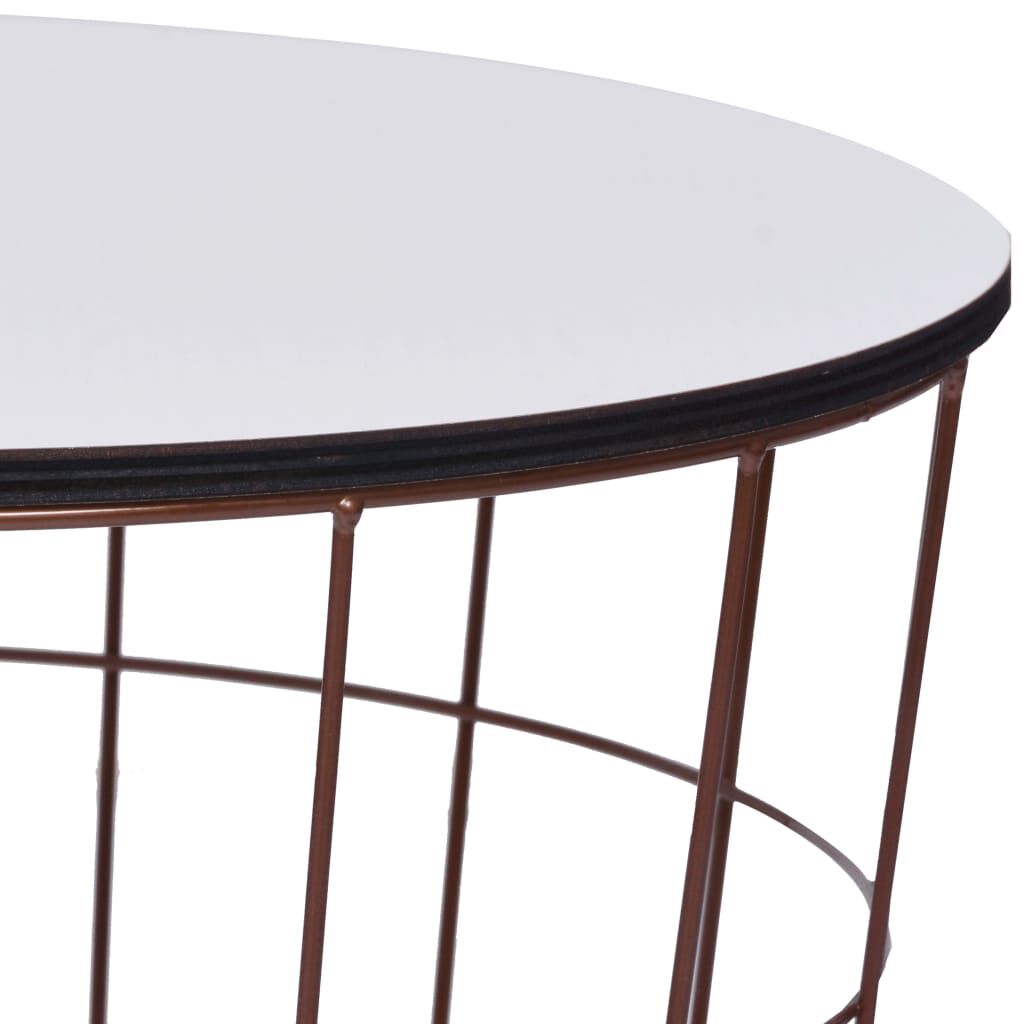 vidaXL Coffee Table Gold Ø 40 cm