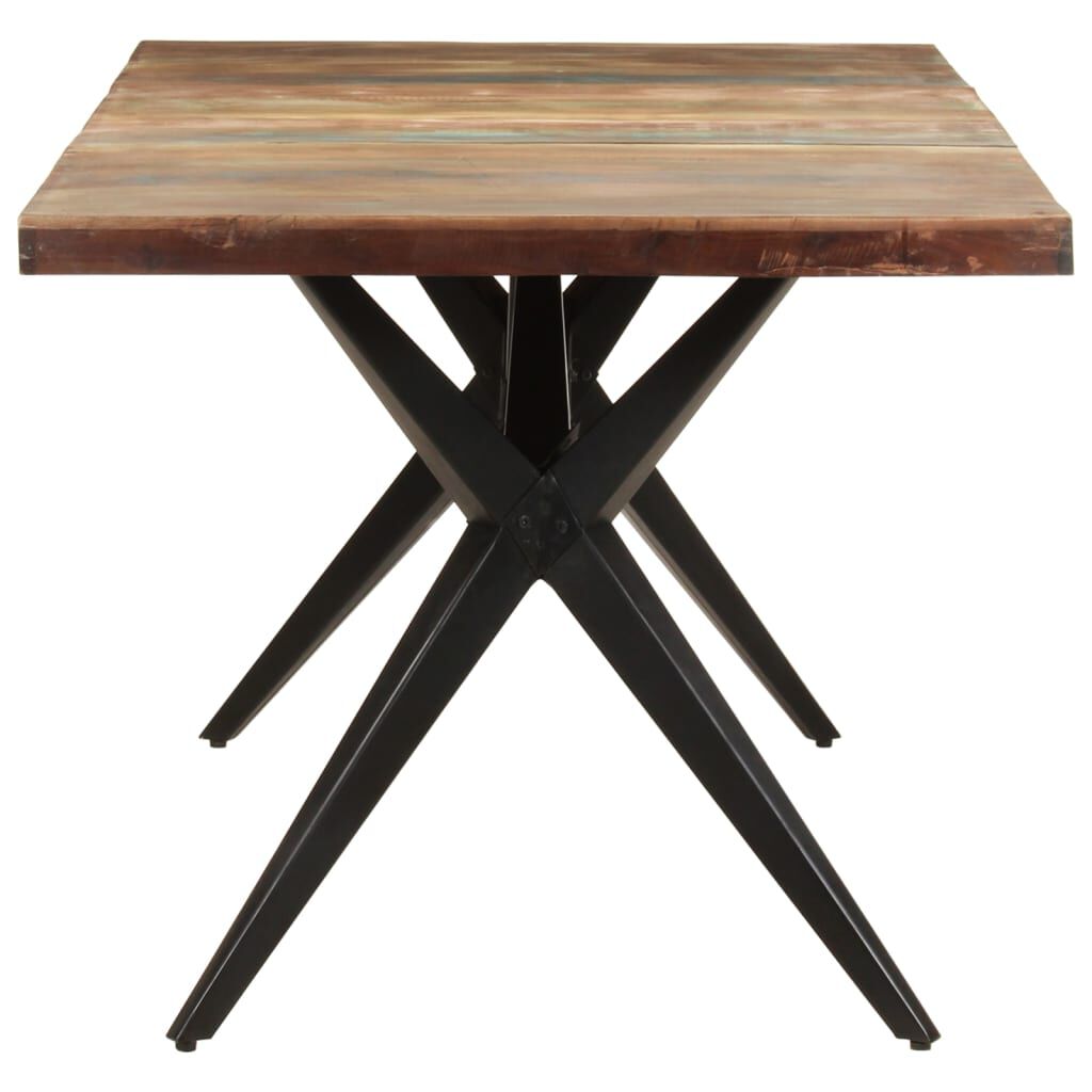 vidaXL Dining Table 180x90x76 cm Solid Reclaimed Wood