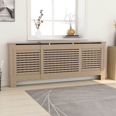 vidaXL MDF Radiator Cover 205 cm