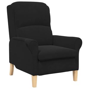 vidaXL Armchair Black 76 x 94 x 102 cm Velvet