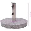 vidaXL Parasol Stand 45 cm