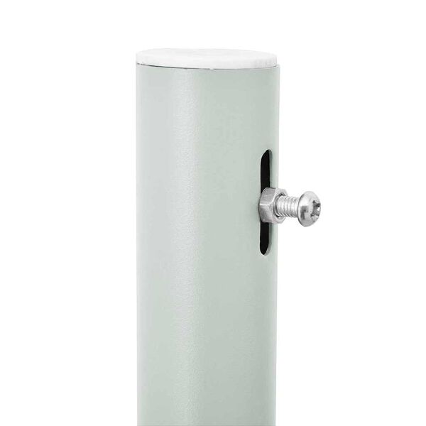 vidaXL Patio Retractable Side Awning 120x500 cm Grey