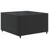 vidaXL 10 Piece Garden Sofa Set with Cushions Black Poly Rattan