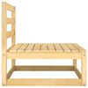 vidaXL 2 Piece Garden Lounge Set with Cushions Solid Pinewood