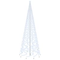 vidaXL Christmas Tree with Spike Cold White 3000 LEDs 800 cm