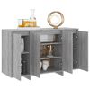 vidaXL Sideboard Grey Sonoma 120x41x75 cm Engineered Wood