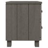vidaXL Bedside Cabinet HAMAR Light Grey 40x35x44.5 cm Solid Pinewood