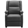 vidaXL Electric Massage Chair Anthracite Faux Leather