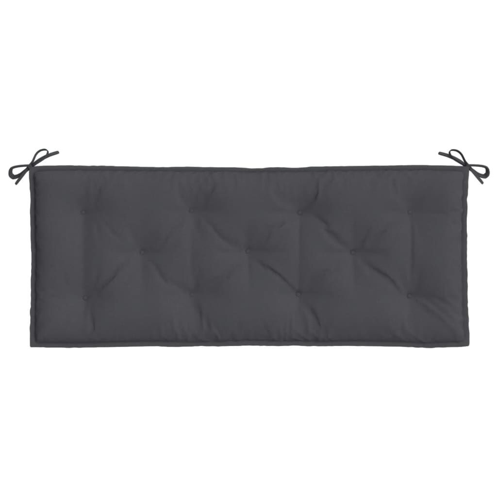 vidaXL Garden Bench Cushion Melange Anthracite 120x50x7 cm Fabric