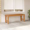 vidaXL Garden Bench 114 cm Solid Teak Wood